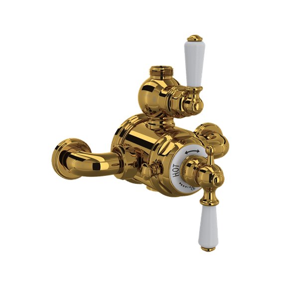 Perrin & Rowe Edwardian™ 3/4" Exposed Therm Valve With Volume And Temperature Control