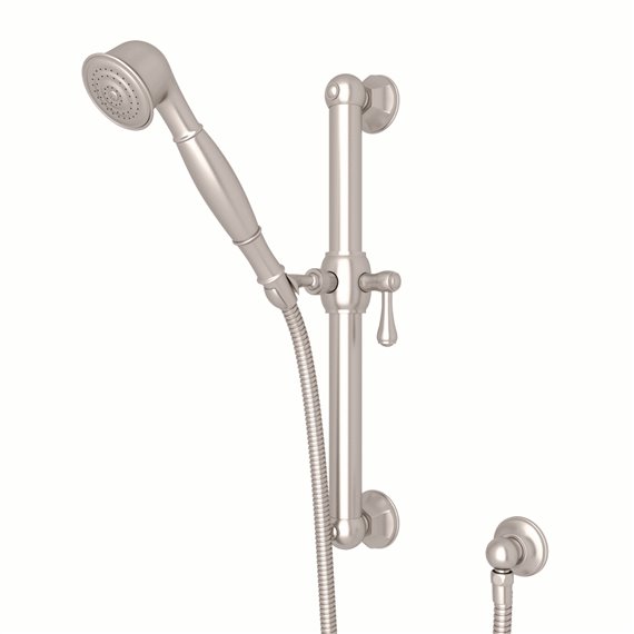 Perrin & Rowe Palladian Handshower Set With 24" Grab Bar and Single Function Handshower