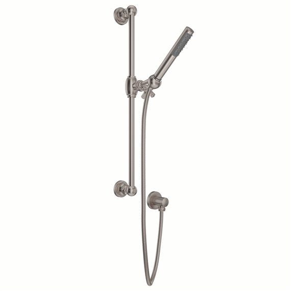 Perrin & Rowe San Giovanni Handshower Set With 21" Slide Bar and Single Function Handshower