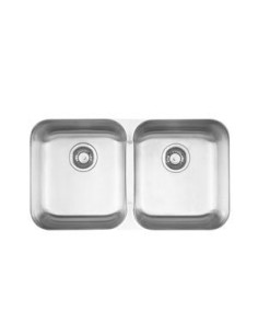Kindred QDUA1831 Double bowl undermount 20 gauge 2