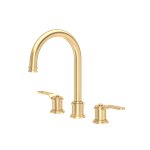 Perrin & Rowe Armstrong Widespread Lavatory Faucet With C-Spout