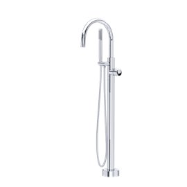 ROHL Eclissi Single Hole Floor-mount Tub Filler Trim With...