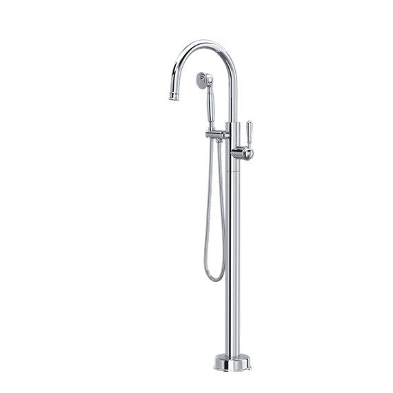 ROHL Traditional Single Hole Floor-mount Tub Filler Trim
