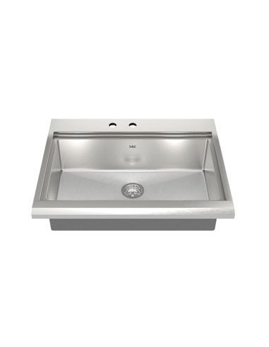 Kindred KCAS33 18 gauge Single Appliance sink complete with accessories