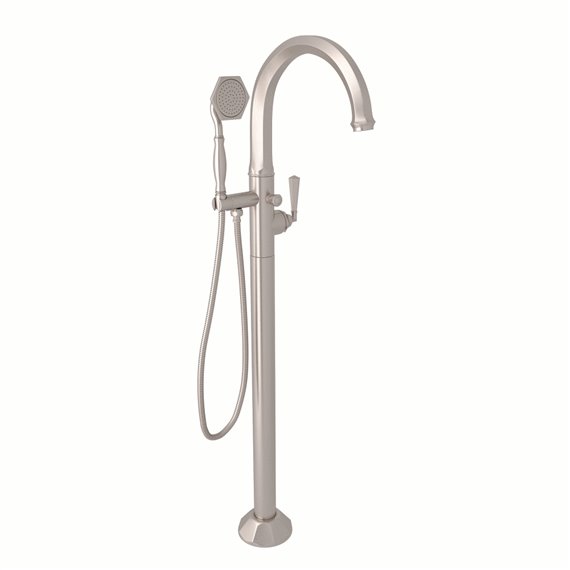 ROHL Palladian Single Hole Floor-mount Tub Filler Trim