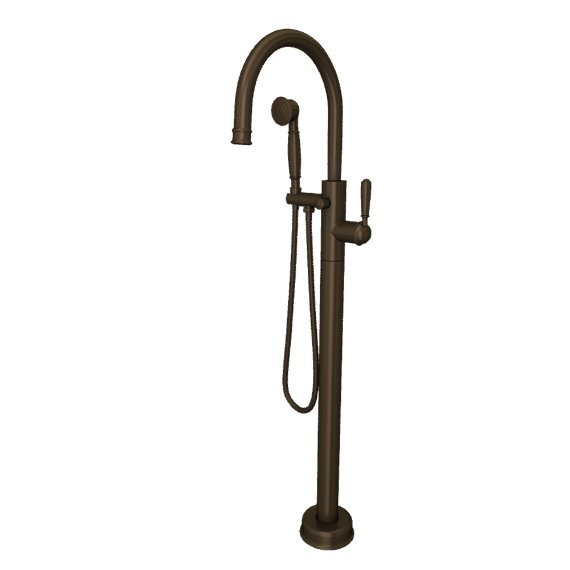 ROHL Traditional Single Hole Floor-mount Tub Filler Trim