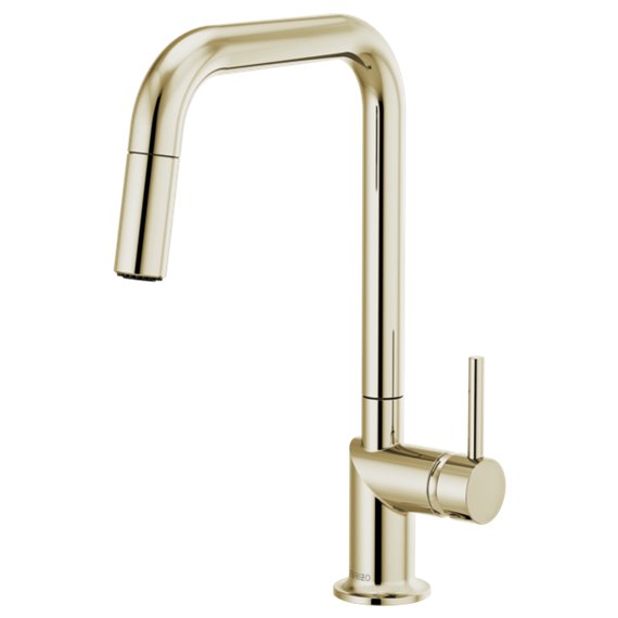 BRIZO ODIN 63065LF-LHP SQUARE PULL-DOWN KITCHEN FAUCET