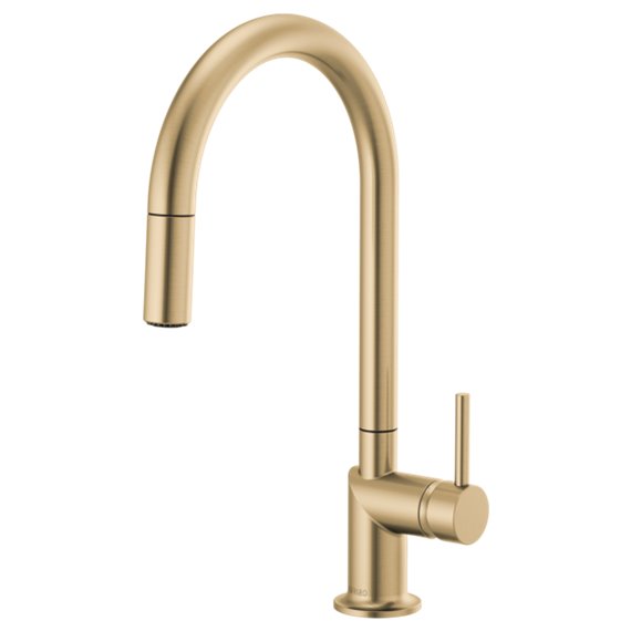 BRIZO ODIN 63075LF-LHP ARC PULL-DOWN KITCHEN FAUCET