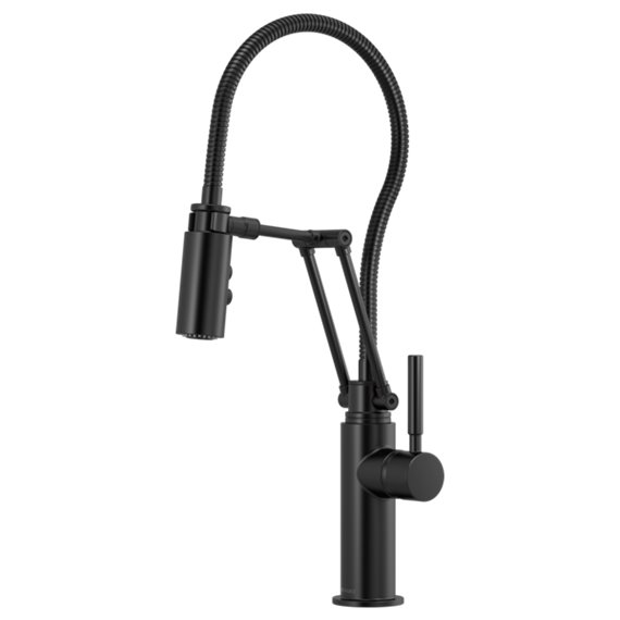 BRIZO SOLNA 63121LF ARTICULATING FAUCET WITH FINISHED HOSE