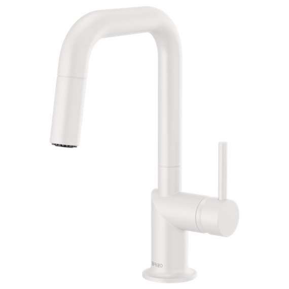 BRIZO ODIN 63965LF-LHP SQUARE PULL-DOWN PREP FAUCET