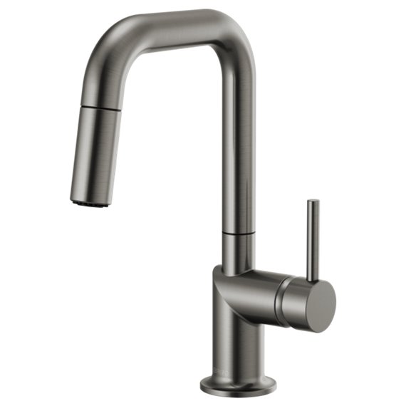 BRIZO ODIN 63965LF-LHP SQUARE PULL-DOWN PREP FAUCET