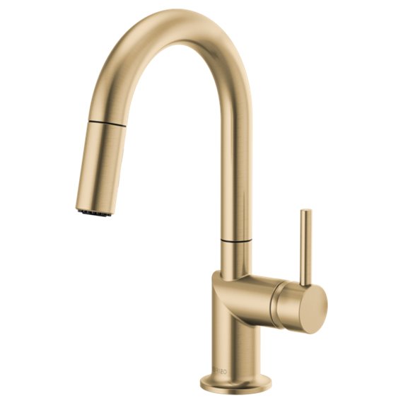 BRIZO ODIN 63975LF-LHP ARC PULL-DOWN PREP FAUCET