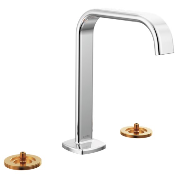 BRIZO ALLARIA 65368LF-LHP-ECO WIDESPREAD SQUARE SPOUT 1.2 GPM 