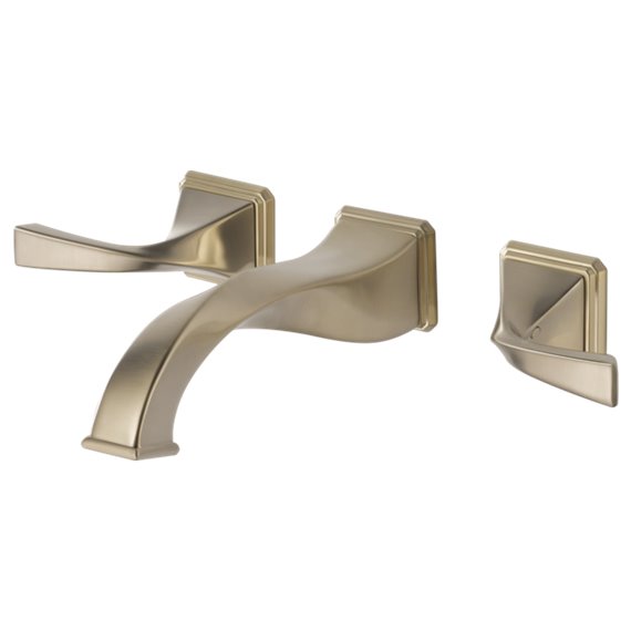 BRIZO 65830LF-ECO TWO HANDLE WALL-MOUNT LAVATORY FAUCET