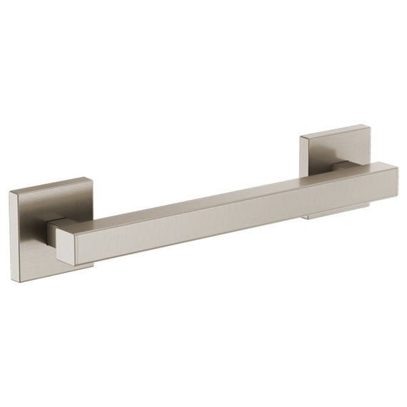 BRIZO 69280 CONTEMPORARY SQUARE DECORATIVE ADA GRAB BAR - 12"