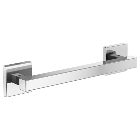 BRIZO 69280 CONTEMPORARY SQUARE DECORATIVE ADA GRAB BAR - 12"