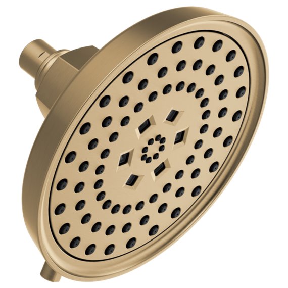 BRIZO INVARI 87476-2.5 H2O ROUND MULTIFUNCTION SHOWERHEAD - 2.5