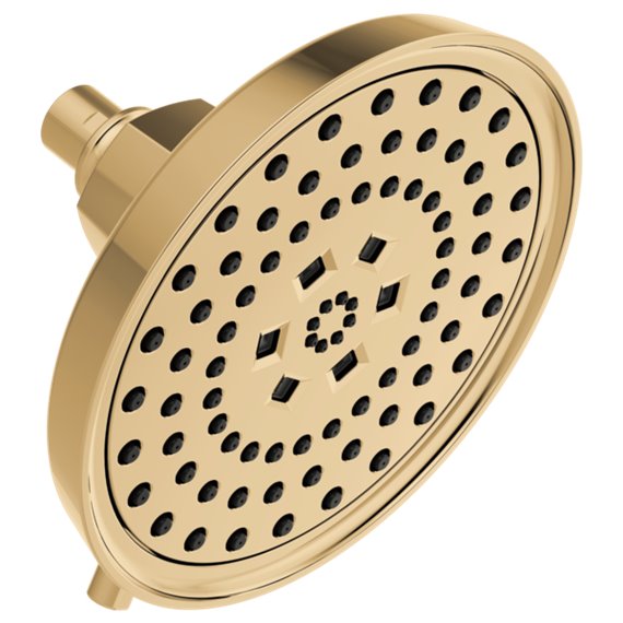 BRIZO INVARI 87476-2.5 H2O ROUND MULTIFUNCTION SHOWERHEAD - 2.5