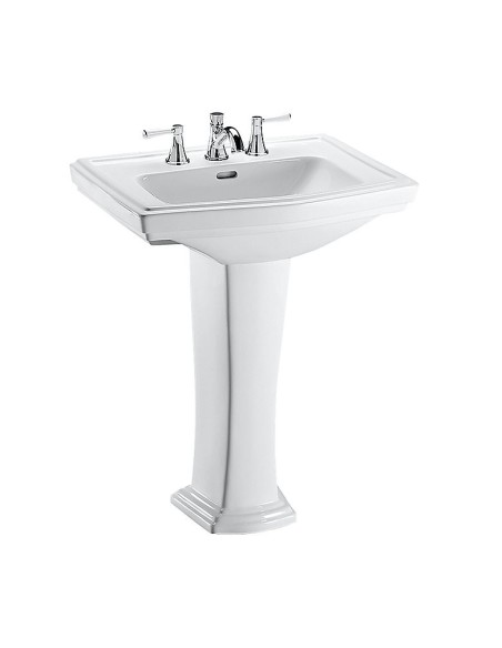 TOTO LPT754.8 WHITNEY 8 CENTER LAV PED