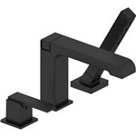 DELTA ARA T3767 3 HOLE ROMAN TUB WITH HANDSHOWER                        