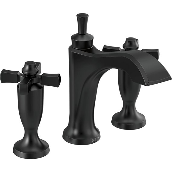 DELTA DORVAL 3557-MPU-DST WIDESPREAD BATHROOM FAUCET 