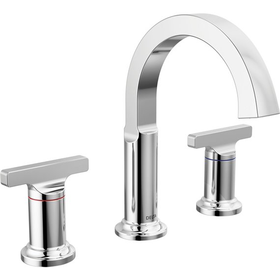 DELTA TETRA 355887-DST TWO HANDLE WIDESPREAD BATHROOM FAUCET 