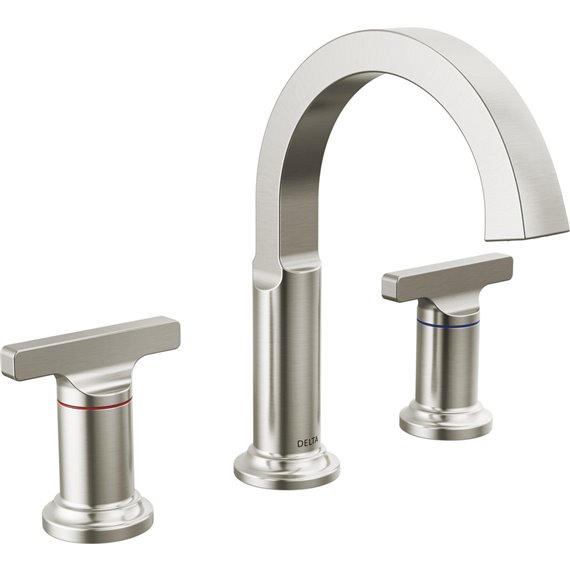 DELTA TETRA 355887-DST TWO HANDLE WIDESPREAD BATHROOM FAUCET 