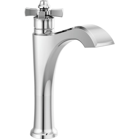 DELTA DORVAL 657-DST SINGLE HOLE BATHROOM FAUCET 1C 