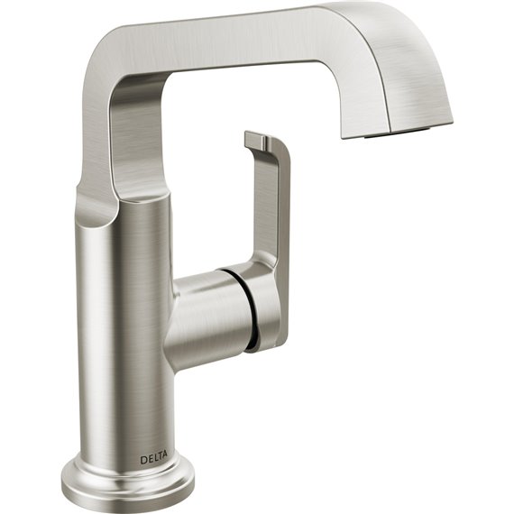 DELTA TETRA 689-DST SINGLE HANDLE MID-HEIGHT VESSEL BATHROOM 