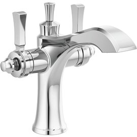 DELTA DORVAL 856-DST SINGLE HOLE MONOBLOCK BATHROOM FAUCET  2
