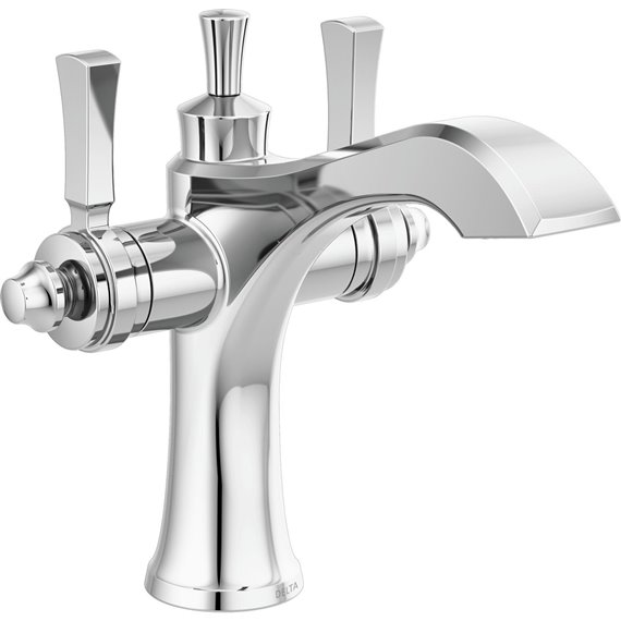 DELTA DORVAL 856-DST SINGLE HOLE MONOBLOCK BATHROOM FAUCET 