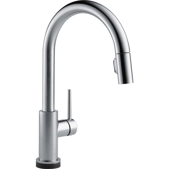 DELTA TRINSIC 9159TV-DST VOICEIQ SINGLE-HANDLE PULL-DOWN KITCHEN FAUCET TOUCH2O 