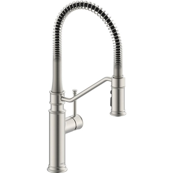 DELTA PRODECO 983LF PULLDOWN INDUSTRIAL SPRING KITCHEN FAUCET 