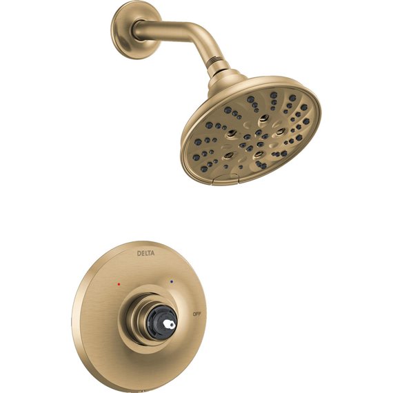 DELTA DORVAL T14256-LHP H2O 5-SETTING SHOWER TRIM 14S NO HANDLE 