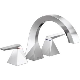 DELTA TRILLIAN T2746 3-HOLE ROMAN TUB  2