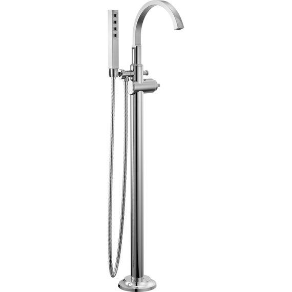 DELTA TETRA T4788-LHP-FL FLOOR MOUNT TUB FILLER TRIM 