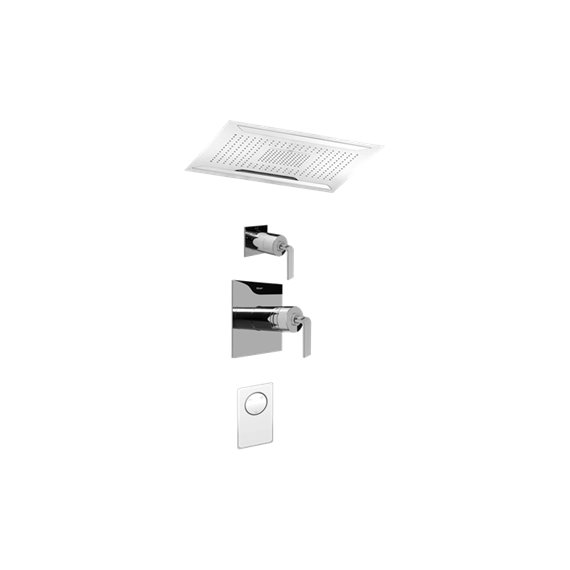 Graff AQ5.000A-LM40S Ceiling-Mount Shower System with Diverter Valve