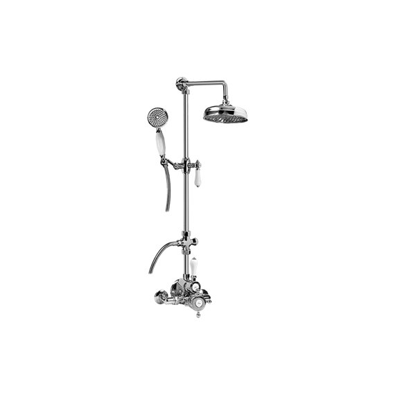 Graff CD2.01-LC1S Exposed Thermostatic Shower System with Handshower - Rough and Trim