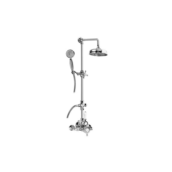 Graff CD2.11-C2S Exposed Thermostatic Shower System with Handshower - Rough and Trim