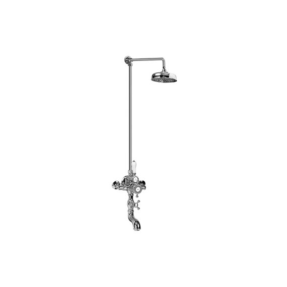 Graff CD3.02 Exposed Thermostatic Tub and Shower System - Rough and Trim
