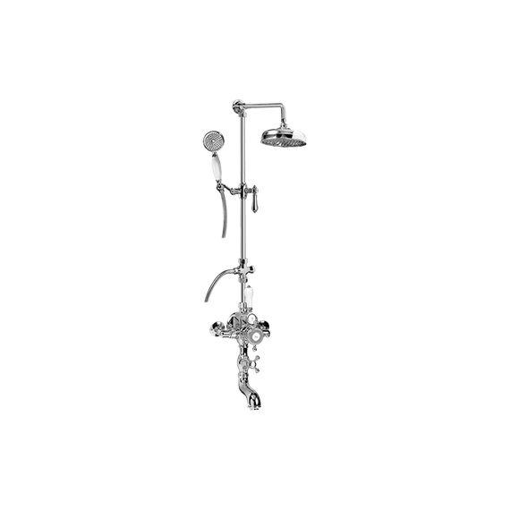 Graff CD4.01-LM34S Exposed Thermostatic Shower System with Handshower - Rough and Trim