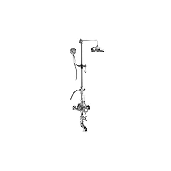 Graff CD4.02-LM34S Exposed Thermostatic Tub and Shower System with Handshower - Rough and Trim