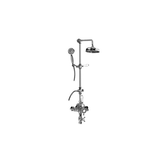 Graff CD4.11-LC1S Exposed Thermostatic Shower System with Handshower - Rough and Trim