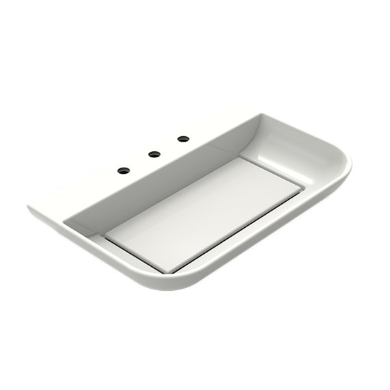 Graff CHA00-3-NO Charis Countertop Sink with Three Faucet Holes