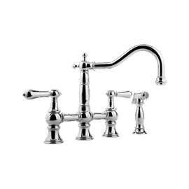 Graff G-4845-LM34 Adley Bridge Kitchen Faucet with Side...