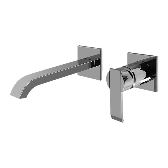 Graff G-6235-LM38W Qubic Wall-Mounted Lavatory Faucet with Single Handle