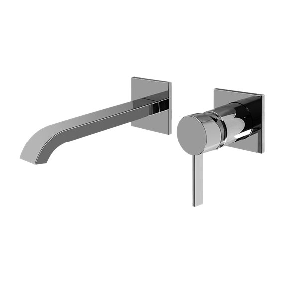 Graff G-6235-LM39W Qubic Tre Wall-Mounted Lavatory Faucet with Single Handle