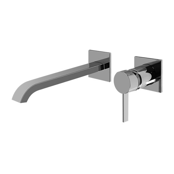 Graff G-6236-LM39W Qubic Tre Wall-Mounted Lavatory Faucet with Single Handle