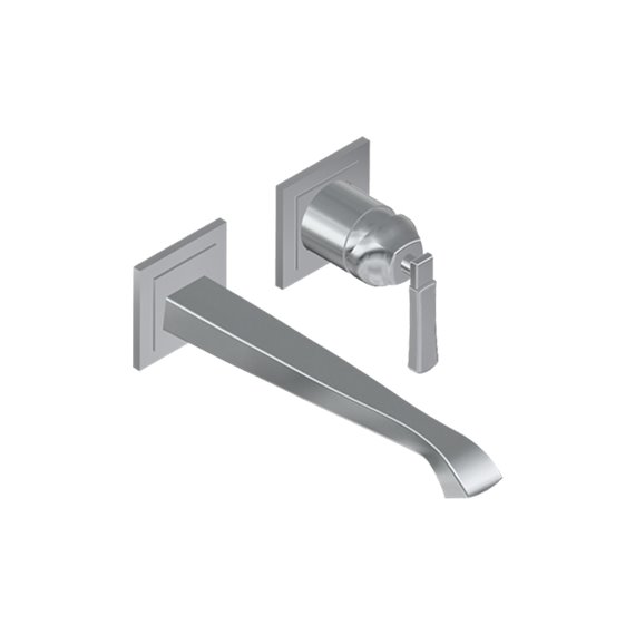 Graff G-6836-LM47W Finezza Wall Mount Lavatory Faucet - 9 1/4" Spout - Rough and Trim 