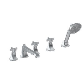 Graff G-6851-C15B Finezza UNO Roman Tub Set with...